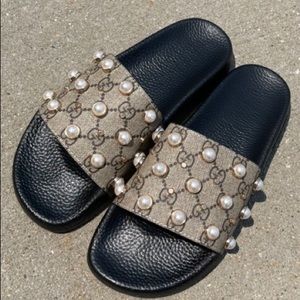 Gucci Pearl Slides  Just the shoes! BOX/DUST BAG NOT INCLUDED